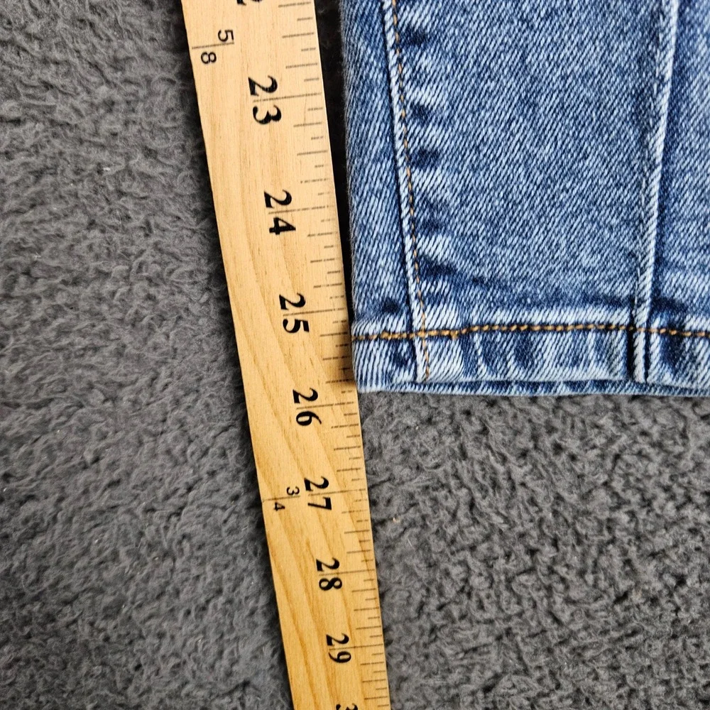 Revice Denim Jeans Women's‎ Size 25 Star Embellished Light Wash High Rise - Picture 4 of 9